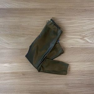 Black Ralph Lauren Faux Leather Pants, size 8